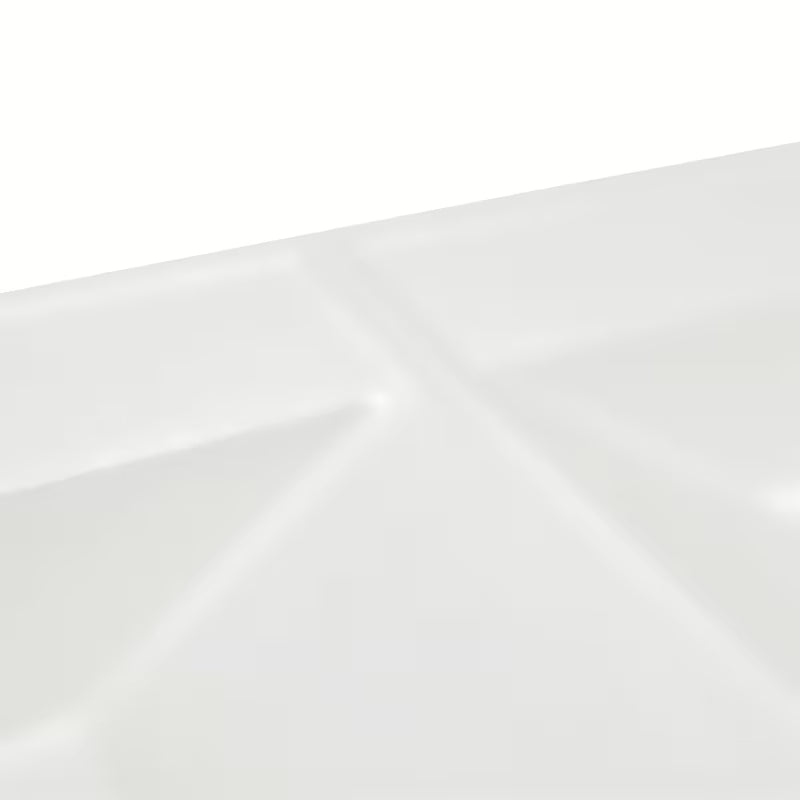 Namještajni dvostruki umivaonik SAT B-Way 121x46 cm u mat bijeloj boji s dva otvora pro slavinu