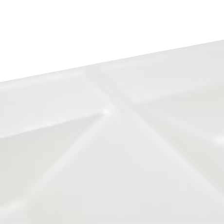 Namještajni dvostruki umivaonik SAT B-Way 121x46 cm u mat bijeloj boji s dva otvora pro slavinu