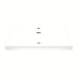 Namještajni keramički umivaonik SAT B-Way 60,5x46,5 cm u mat bijeloj boji s otvorom pro slavinu u sredini