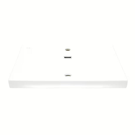 Namještajni keramički umivaonik SAT B-Way 60,5x46,5 cm u mat bijeloj boji s otvorom pro slavinu u sredini