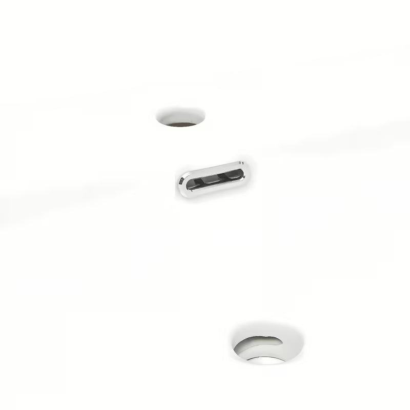 Namještajni keramički umivaonik SAT B-Way u mat bijeloj boji s odlagališnim plohama i otvorom pro slavinu u sredini.