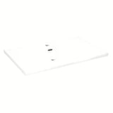 Namještajni keramički umivaonik SAT B-Way 81x46 cm u mat bijeloj boji s odlagališnom plohom desno.