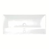 Bijeli keramički umivaonik za kupaonski ormarić SAT B-Way 100,5x46,3 cm s otvorom pro za slavinu u sredini