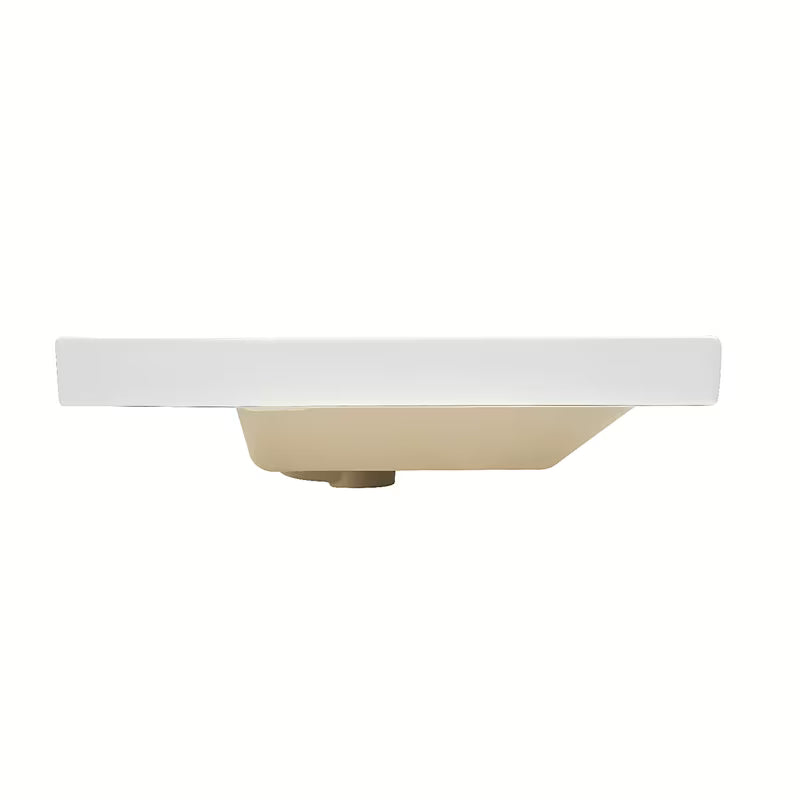 Bijeli keramički umivaonik za kupaonski ormarić SAT B-Way 100,5x46,3 cm s otvorom pro za slavinu u sredini