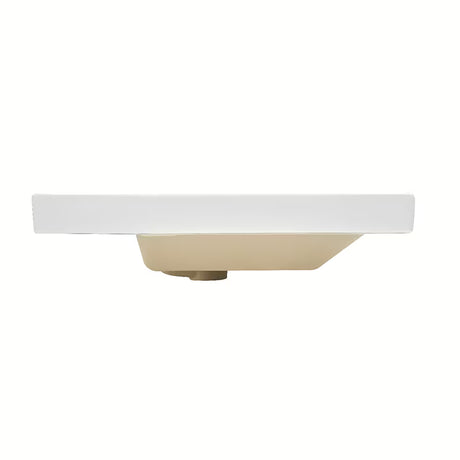 Bijeli keramički umivaonik za kupaonski ormarić SAT B-Way 100,5x46,3 cm s otvorom pro za slavinu u sredini