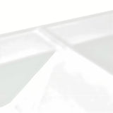 Bijeli keramički namještajni dvostruki umivaonik SAT B-Way s dva otvora pro slavinu i preljevom