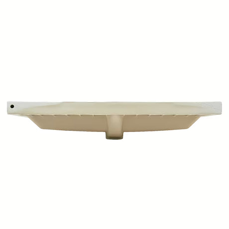 Bijeli keramički umivaonik za kupaonski ormarić SAT B-Way s preljevom i otvorom pro slavinu u sredini