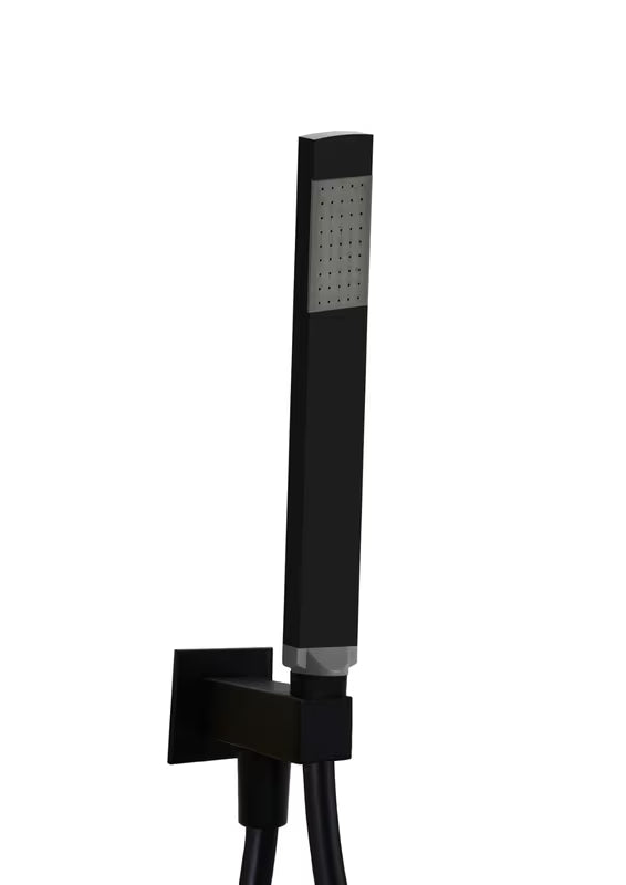 Podžbukni priključak s tuš setom SAT B-Way u mat crnoj boji