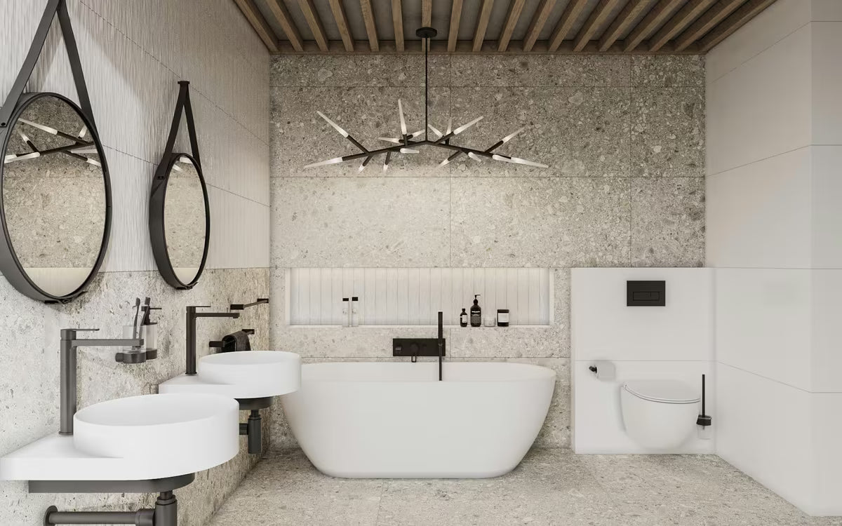 Zidni držač čaša SAT B-Way R u crnoj izvedbi s jednostavnim elegantnim dizajnom.