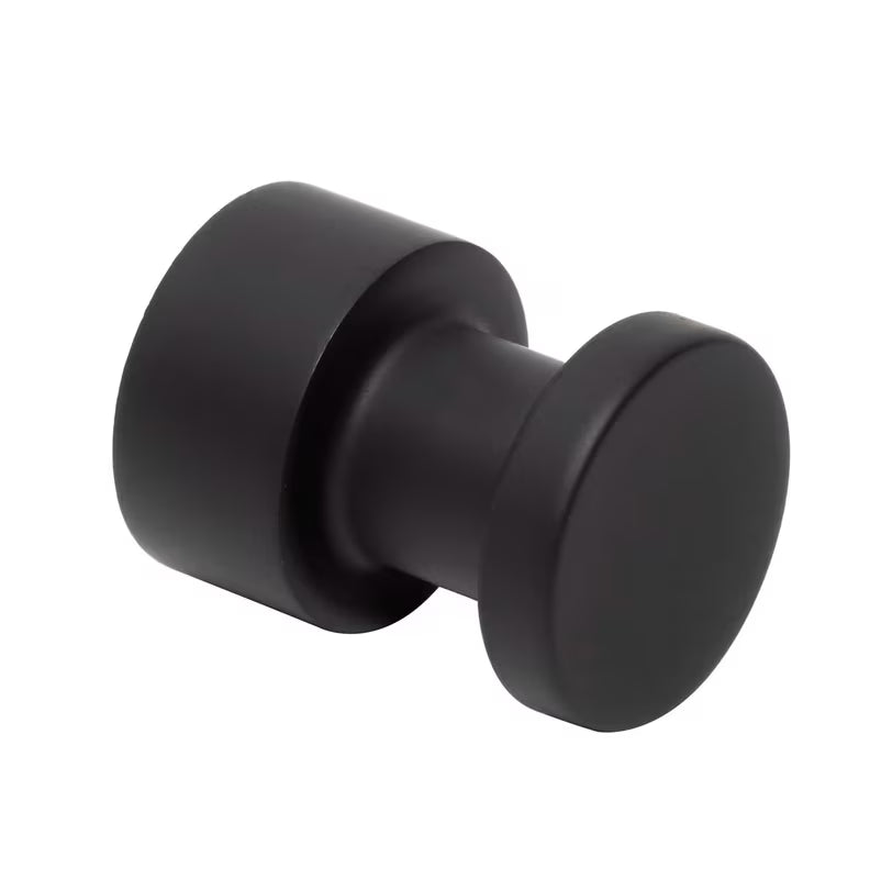 Crni zidni kukica SAT B-Way R za kupaonicu pro ručnike i ogrtače