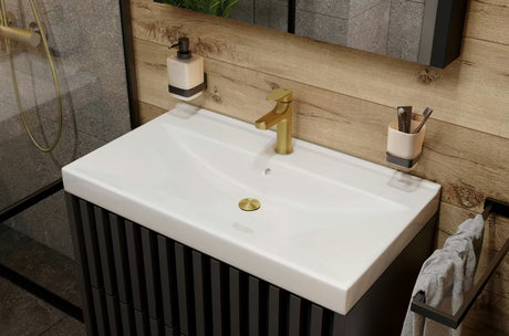 Crni zidni dozator sapuna SAT B-Way S jednostavnog elegantnog dizajna