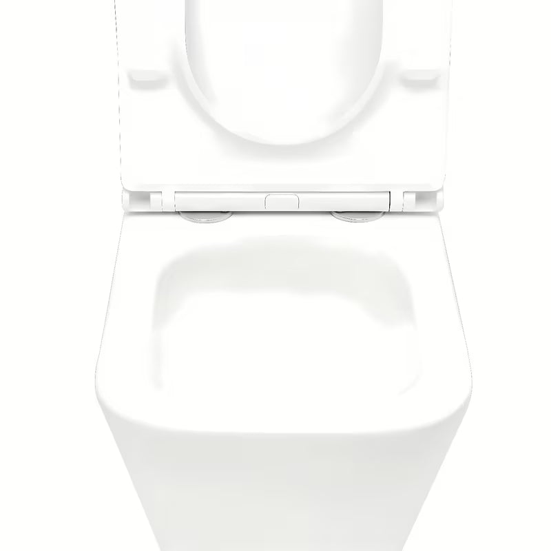 Bijeli WC kombi SAT B-Way s vrtložnim ispiranjem, vodokotlićem i sjedalom sa soft Close