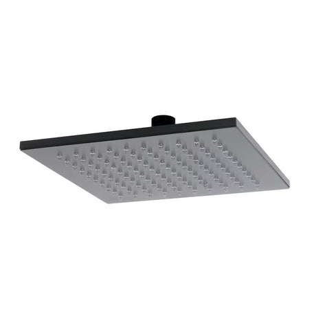Kvadratna nadglavni tuš SAT B-Way 20x20 cm u mat crnoj boji s metalnom izvedbom