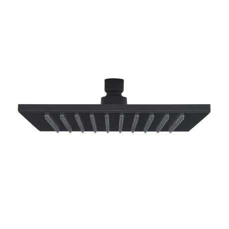 Kvadratna nadglavni tuš SAT B-Way 20x20 cm u mat crnoj boji s metalnom izvedbom