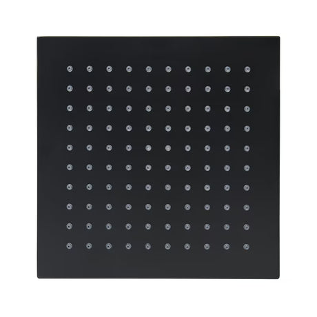 Kvadratna nadglavni tuš SAT B-Way 20x20 cm u mat crnoj boji s metalnom izvedbom