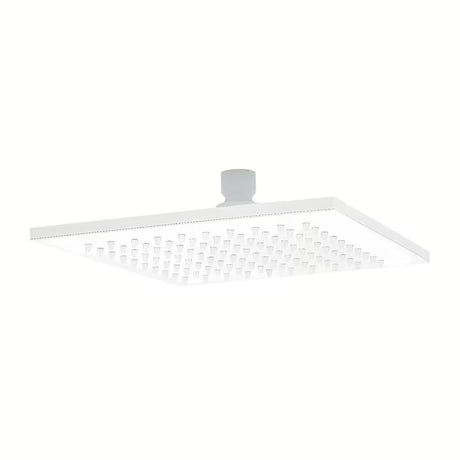 Bijela mat nadglavni tuš SAT B-Way, kvadratna 200 x 200 mm s jednim mlazom.
