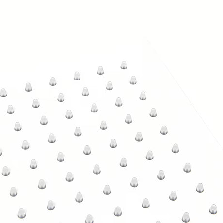 Bijela mat nadglavni tuš SAT B-Way, kvadratna 200 x 200 mm s jednim mlazom.