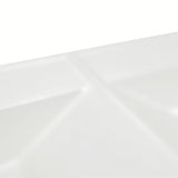 Namještajni dvostruki umivaonik SAT B-Way 121x46 cm u mat bijeloj boji s dva otvora pro slavinu