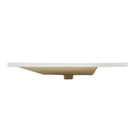Namještajni keramički umivaonik SAT B-Way 81x46 cm u mat bijeloj boji s odlagališnom plohom desno.