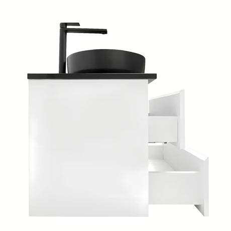 Viseća kupaonski ormarić s umivaonikom SAT B-Way u bijeloj boji, visoki sjaj 119x45x50 cm