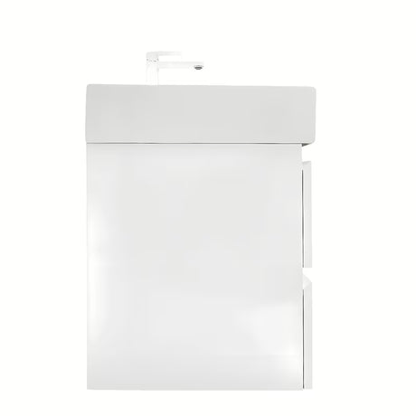 Viseća kupaonski ormarić s umivaonikom SAT B-Way u bijeloj boji, visoki sjaj