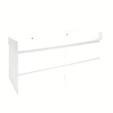 Viseća kupaonski ormarić s dvostrukim umivaonikom SAT B-Way u bijeloj boji s četiri ladice