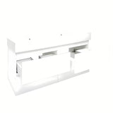 Viseća kupaonski ormarić s dvostrukim umivaonikom SAT B-Way u bijeloj boji s četiri ladice