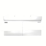 Viseća kupaonski ormarić s dvostrukim umivaonikom SAT B-Way u bijeloj boji s četiri ladice