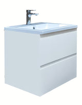 Viseća kupaonski ormarić s umivaonikom SAT B-Way u bijeloj boji sa sjajnom površinom