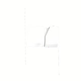 Podžbukna jednoručna baterija miješalica za tuš SAT B-Way u mat bijeloj boji s minimalističkim dizajnom.