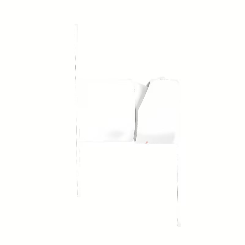 Podžbukna jednoručna baterija miješalica za tuš SAT B-Way u mat bijeloj boji s minimalističkim dizajnom.