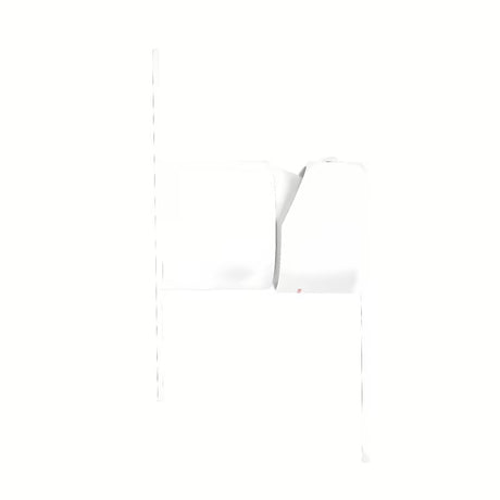 Podžbukna jednoručna baterija miješalica za tuš SAT B-Way u mat bijeloj boji s minimalističkim dizajnom.