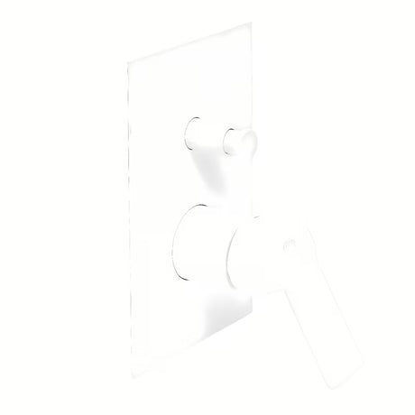 Podžbukna miješalica za tuš SAT B-Way s ručicom u mat bijeloj boji