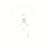 Podžbukna miješalica za tuš SAT B-Way s ručicom u mat bijeloj boji