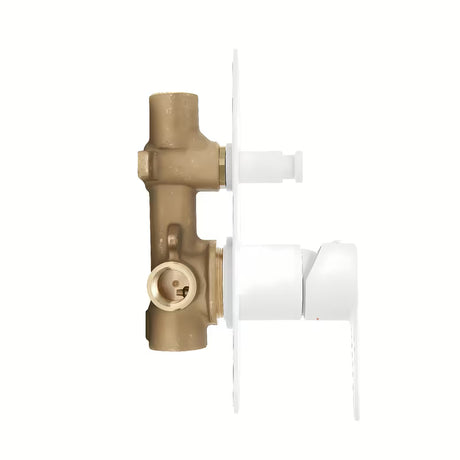 Podžbukna miješalica za tuš SAT B-Way s ručicom u mat bijeloj boji