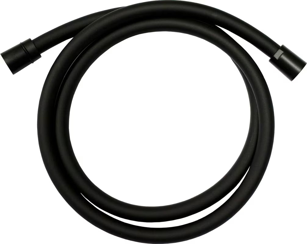 Mat crni tuš crijevo SAT B-Way duljine 1,5 m sa zakretnim završetkom protiv uvijanja.