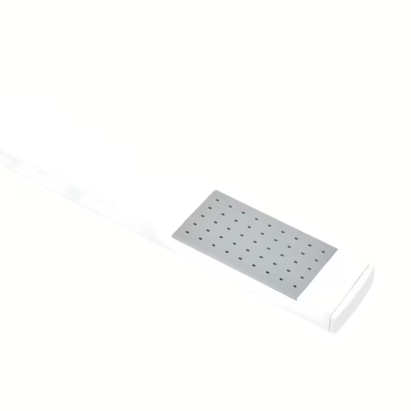 Ručni tuš SAT B-Way u mat bijeloj boji s jednim mlazom.