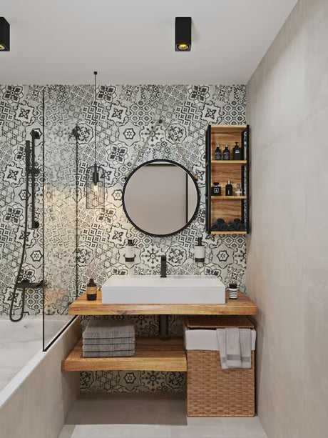 Tuš set SAT B-Way u mat crnoj boji s ručnim tušem, šipkom s podesivim klizačem i crijevom 1,5 m.