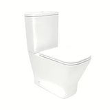 Bijeli WC kombi SAT B-Way s vrtložnim ispiranjem, vodokotlićem i sjedalom sa soft Close