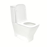 Bijeli WC kombi SAT B-Way s vrtložnim ispiranjem, vodokotlićem i sjedalom sa soft Close