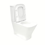 Bijeli WC kombi SAT B-Way s vrtložnim ispiranjem, vodokotlićem i sjedalom sa soft Close