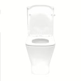 Bijeli WC kombi SAT B-Way s vrtložnim ispiranjem, vodokotlićem i sjedalom sa soft Close