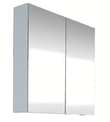 Bijeli ormarić s ogledalom SAT B-Way 80 x 75 cm za kupaonicu s mogućnošću lijevog i desnog otvaranja.