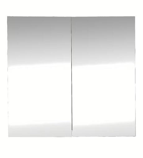 Bijeli ormarić s ogledalom SAT B-Way 80 x 75 cm za kupaonicu s mogućnošću lijevog i desnog otvaranja.