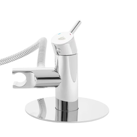 SAT Chrome podžbukna miješalica za bide u krom izvedbi s bide tušem i crijevom za tuš