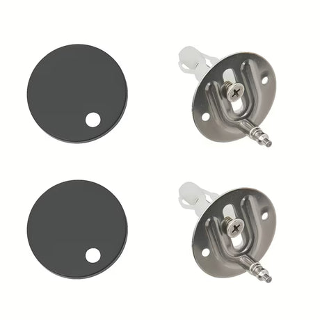 Set pričvršćenja sjedala SAT Brevis s pokrovima u crnoj mat boji