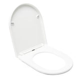 Bijela WC daska SAT Brevis s soft Close i EasyLock pro za jednostavno skidanje i čišćenje.