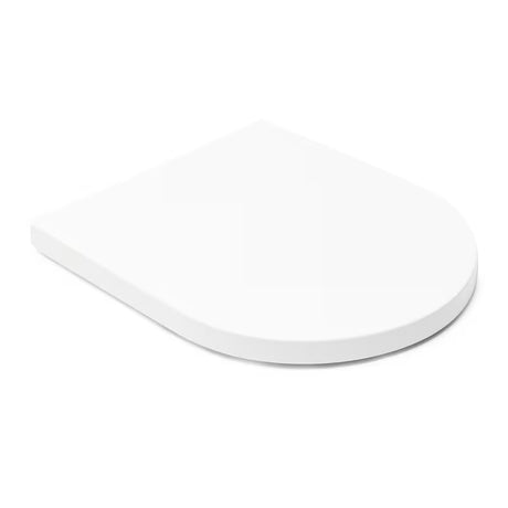 Bijela WC daska SAT Brevis s soft Close i EasyLock pro za jednostavno skidanje i čišćenje.