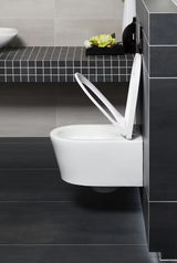 Viseći WC set SAT Brevis s modulom, tipkalom za ispiranje i sjedalom s funkcijom soft Close