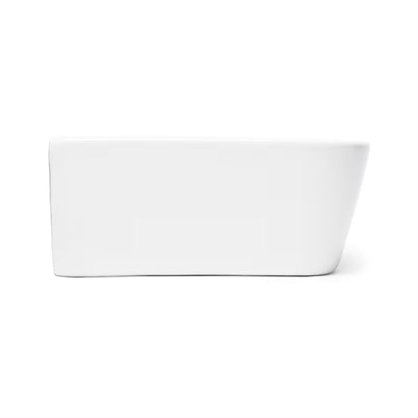 Bijeli keramički mali umivaonik SAT Brevis 43x30 cm bez preljeva s otvorom pro za slavinu
